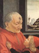 Domenico Ghirlandaio Portrait of an Old Man with a Young Boy (mk05) china oil painting reproduction